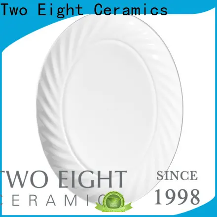 Wholesale ceramics white plate Suppliers for bistro 1