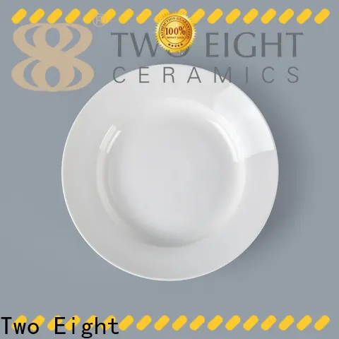 Two Eight Top hotel white plate Suppliers for dinning room 1