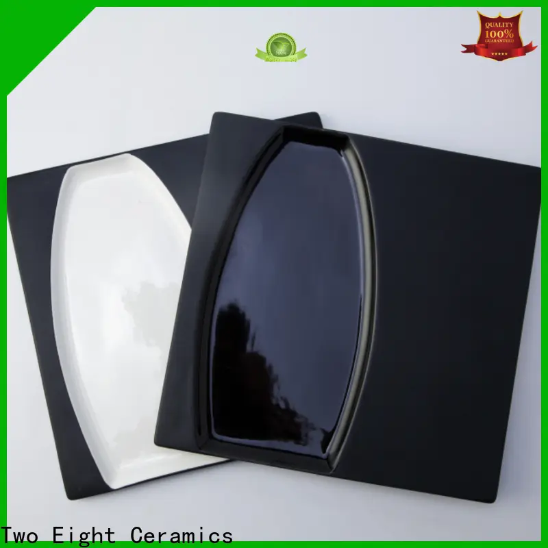Two Eight white plates factory for dinning room 1