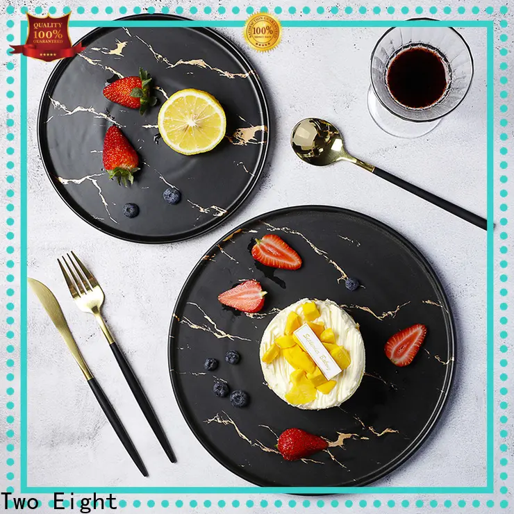Two Eight Custom assiette porcelaine for business for bistro 1