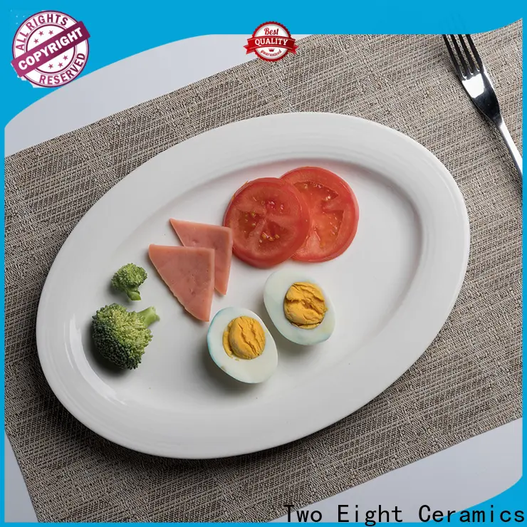 Two Eight white ceramic dishes Suppliers for restaurant1 1