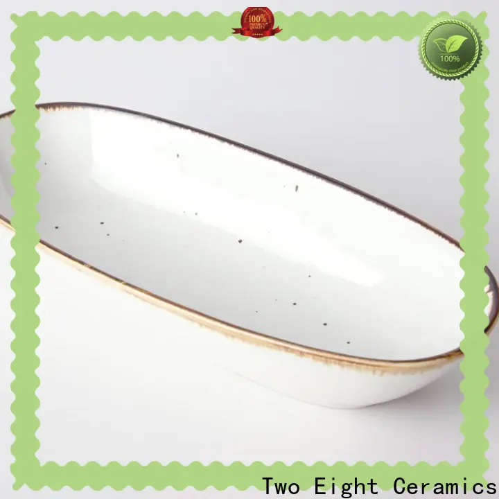 Two Eight ceramic serving dish factory for dinner 1