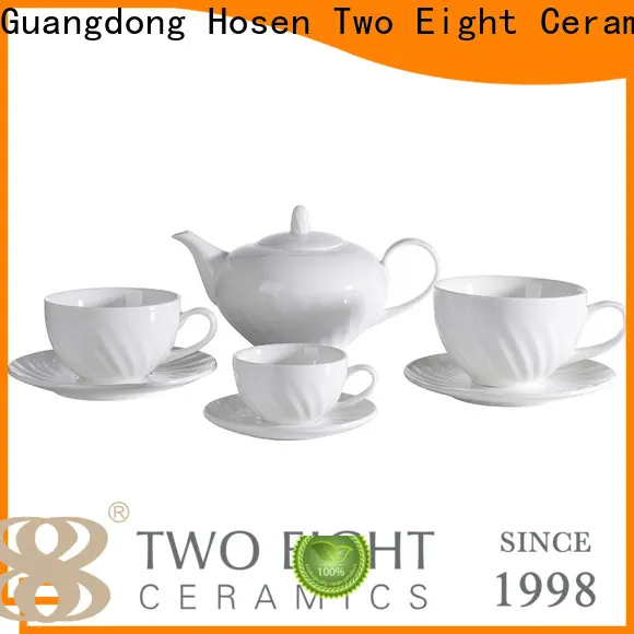 Two Eight New gold and white tea set Suppliers for home 1