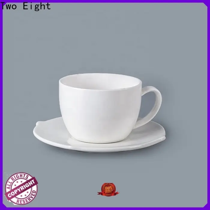 Two Eight ceramic coffee mugs for business for kitchen 1