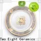 Two Eight porcelain dinner plates company for hotel 1