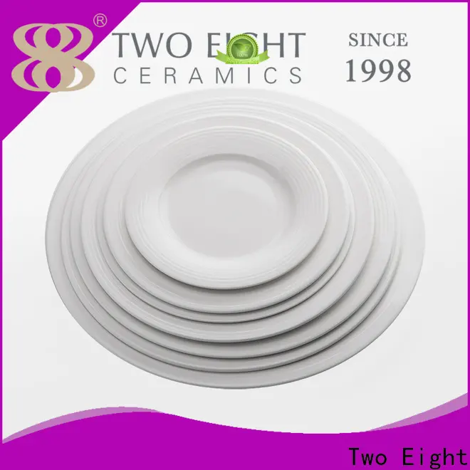 Custom white ceramic dinner plates Suppliers for kitchen 1