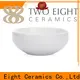 Two Eight white ceramic fruit bowl Suppliers for dinning room4 1