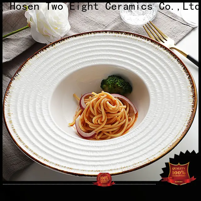 Two Eight porcelain plates company for dinning room 1