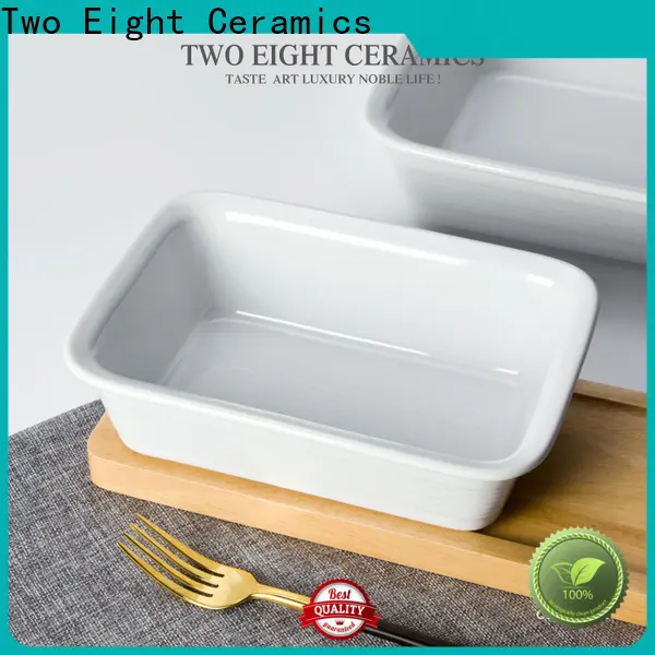 Two Eight small ceramic bowl with lid factory for restaurant 1