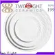 Two Eight ceramics white plate for business for home 1