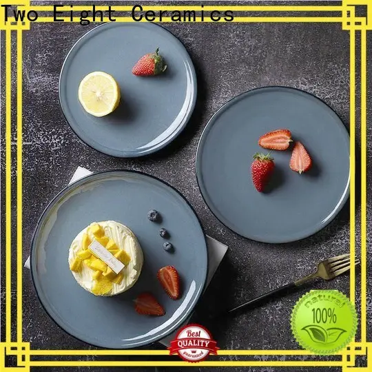 Two Eight New stoneware dishes Supply for bistro 1