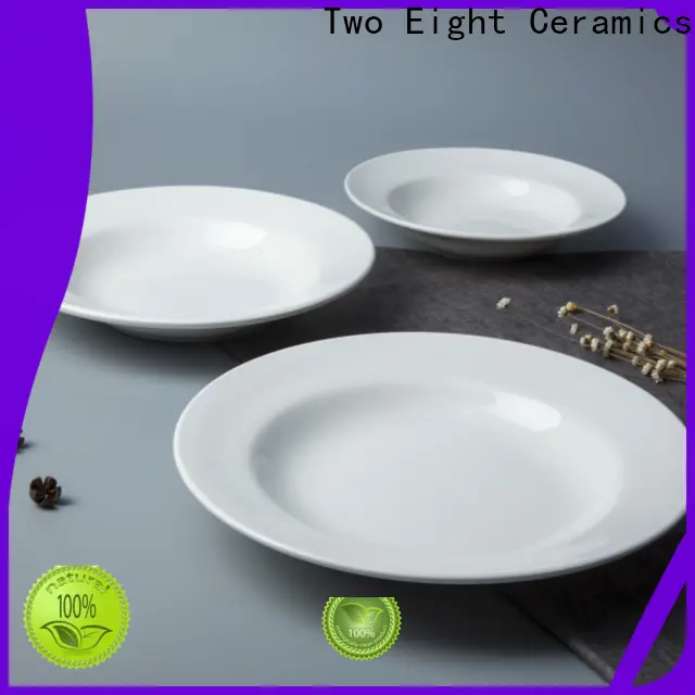 Latest white porcelain plates manufacturers for hotel 1
