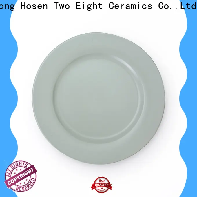 Two Eight hand painted pottery manufacturers for bistro 1