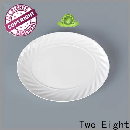 Two Eight ceramic restaurant plates Suppliers for kitchen1 1