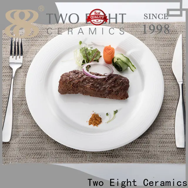 Two Eight Custom square porcelain plates Suppliers for dinning room 1