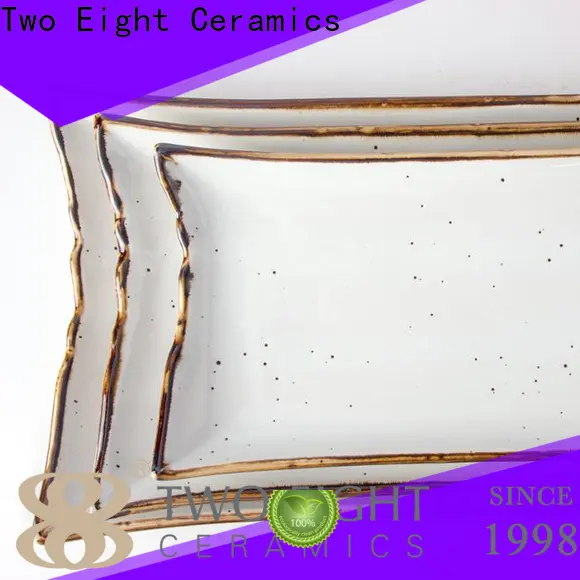 Custom solid color ceramic plates Supply for dinning room 1