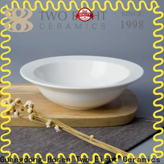 Two Eight porcelain soup bowls factory for dinning room 1