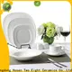 Two Eight plain white ceramic plates factory for restaurant 1
