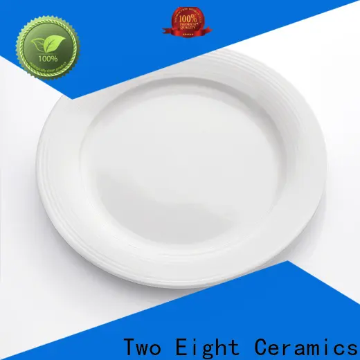 Two Eight porcelain dinner plates company for bistro1 1