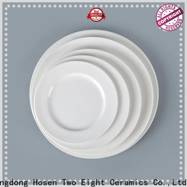 Two Eight New printed ceramic plates Supply for hotel 1