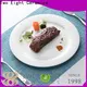 Two Eight plate porcelain white company for bistro 1