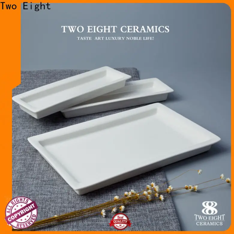 Two Eight Top divided ceramic plates company for restaurant 1