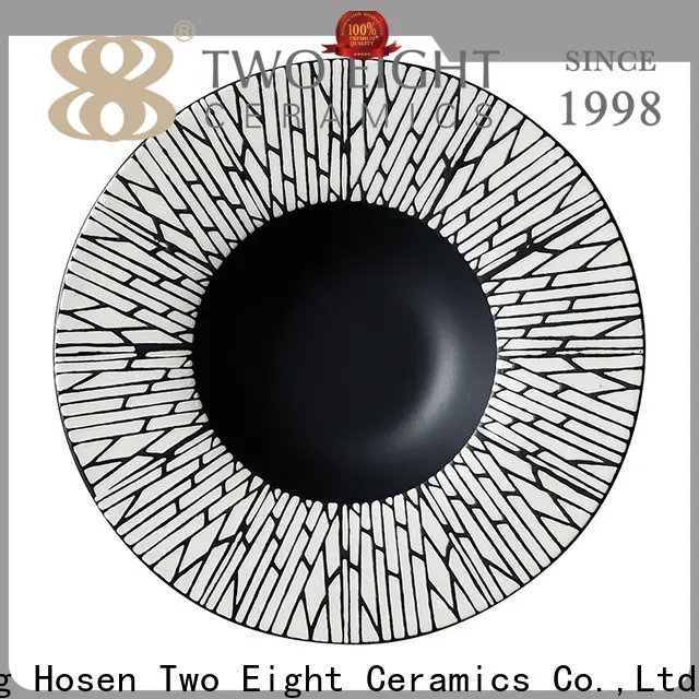 Two Eight large ceramic plates manufacturers for bistro2 1
