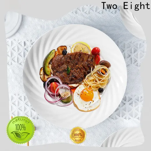 High-quality plain white ceramic plates company for dinning room 1