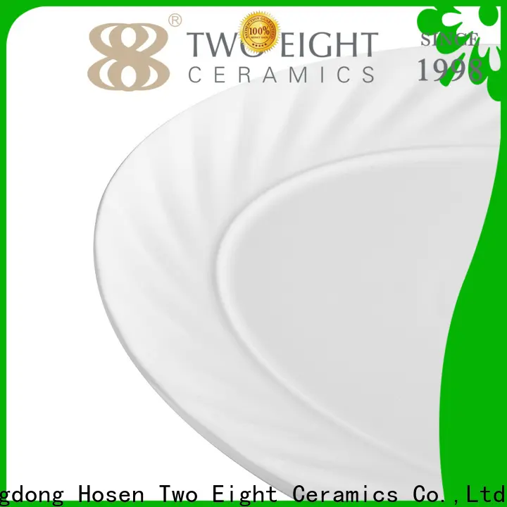 Two Eight cheap ceramic plates Suppliers for hotel 1