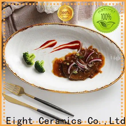 Custom divided ceramic plates company for restaurant 1