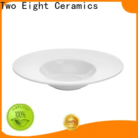 Two Eight white porcelain plates Supply for restaurant 1