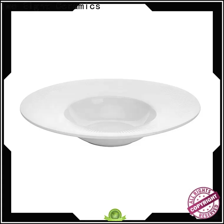 Two Eight fine dinning plates company for dinner 1