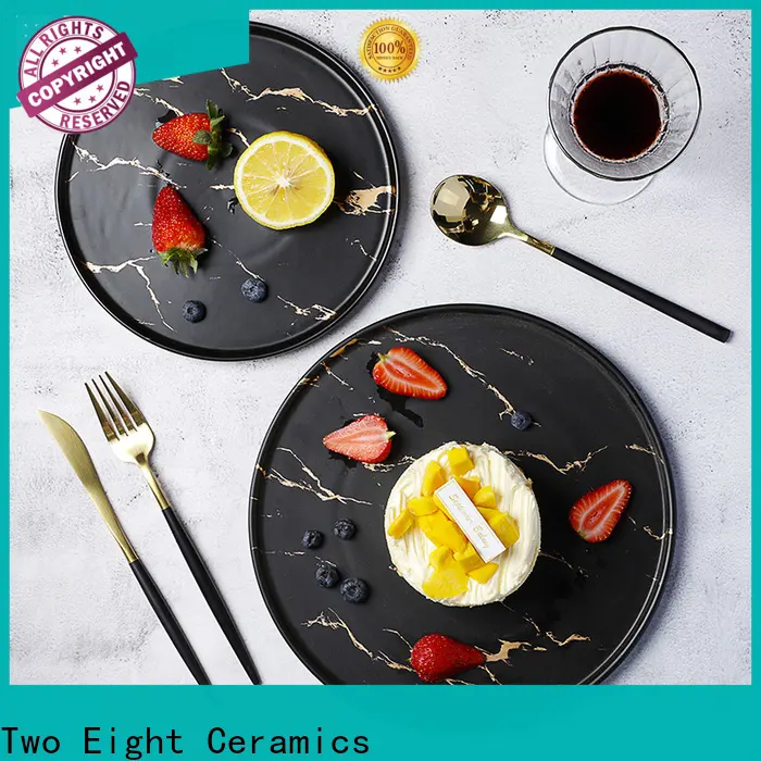 Two Eight Custom ceramic rectangular plate for business for home 1