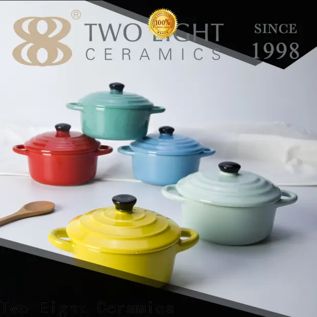 Two Eight italian ceramic bowls for business for hotel 1