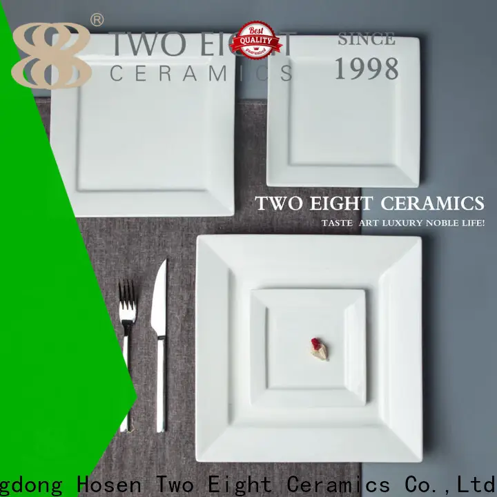 Two Eight dinner plate size Suppliers for hotel 1