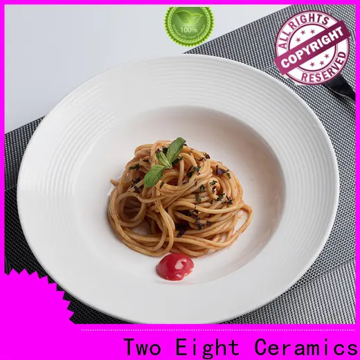 Two Eight Latest cheap ceramic plates factory for hotel 1