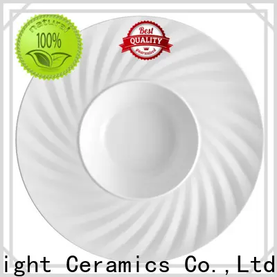 Two Eight glazed plate for business for restaurant 1