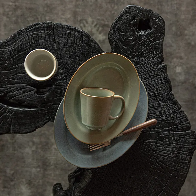 Oem & Odmgrey Porcelain Dinnerware for Wholesale Aurora-Series WESTERN UNION 3