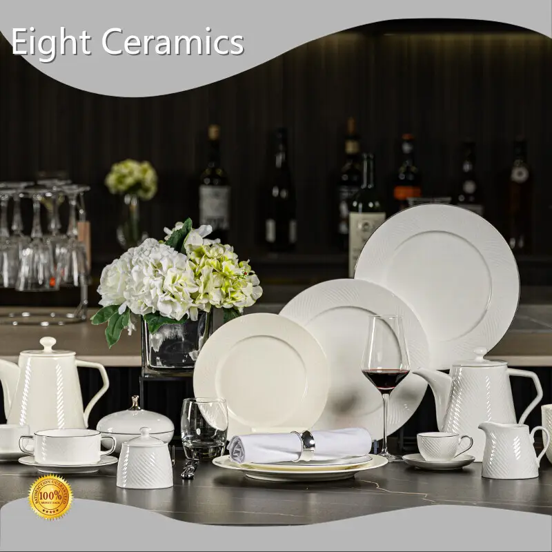 Embellish Fine Bone China Dinnerware Aluminum Foil Bulk Production 1