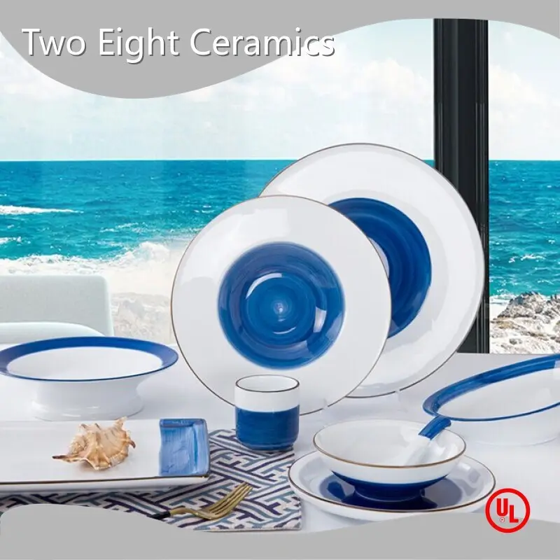 Quality Blue and White Porcelain Dishes Factory Price at Sale 1