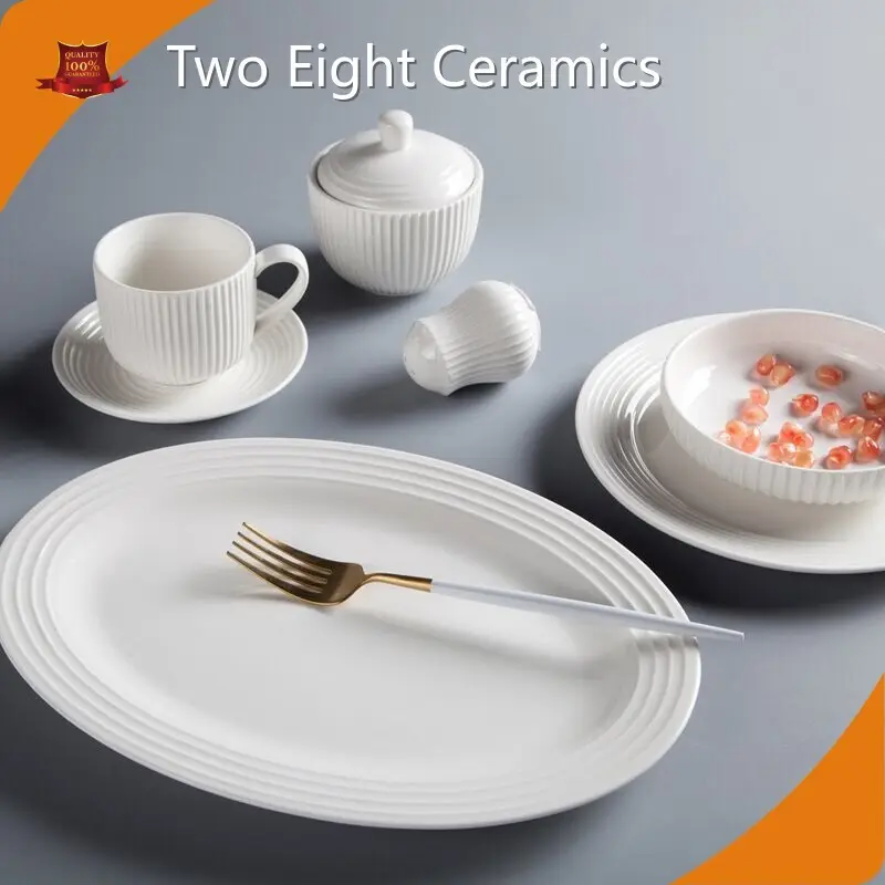 Worldwide White Porcelain Dinnerware Sets Series Best Brand 1