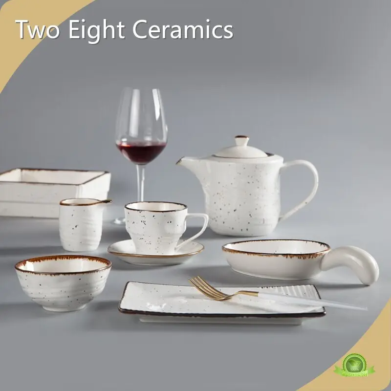 Porcelain Dinnerware Sets for 12 Hotel & Restaurant & Resort and Catering Industry Two Eight Ceramicsall Sizes 1