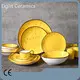Green Porcelain Plates for Workplace Porcelainfactory Direct Supply 1