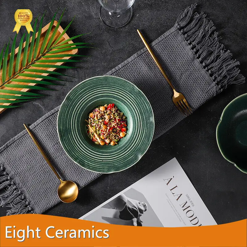 Two Eight Black Porcelain Dinnerware QINGLI COLLECTION Black Porcelain Dinnerwarecustomized 1