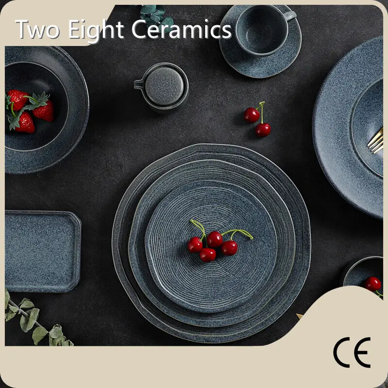 Two Eight Blue and White Porcelain Dishes EXW/FOB Guangzhoulatest Design 1