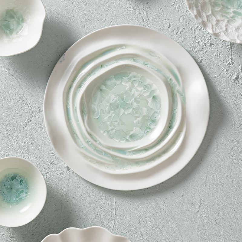 Frost Collection - 2026 Color Glazed Ceramic Dinnerware Set 3