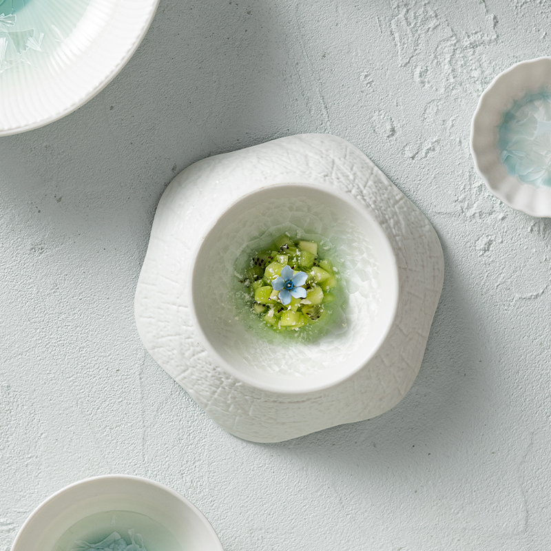Frost Collection - 2026 Color Glazed Ceramic Dinnerware Set 4