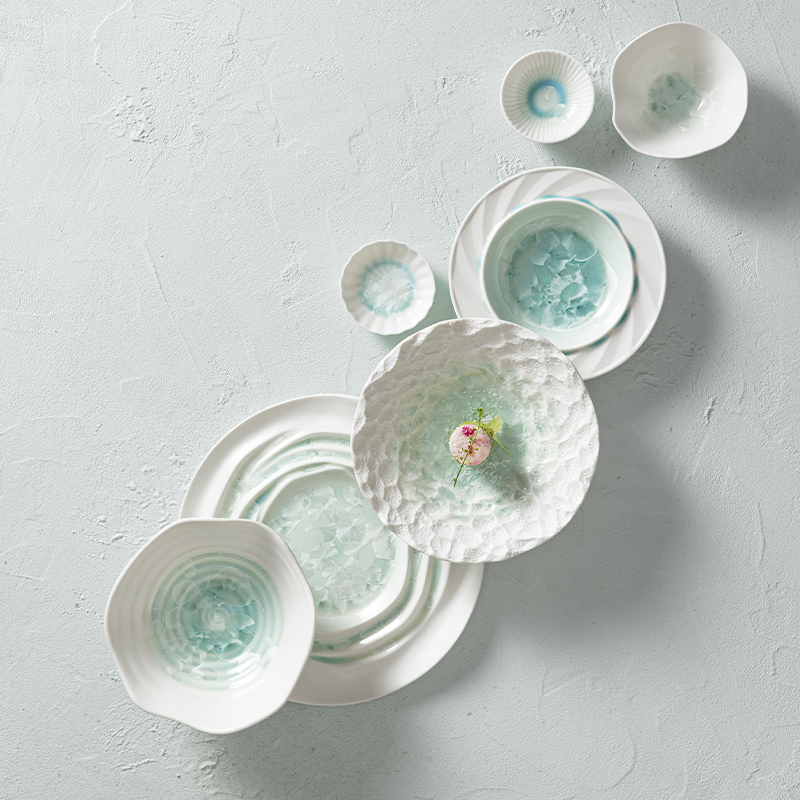Frost Collection - 2026 Color Glazed Ceramic Dinnerware Set 1