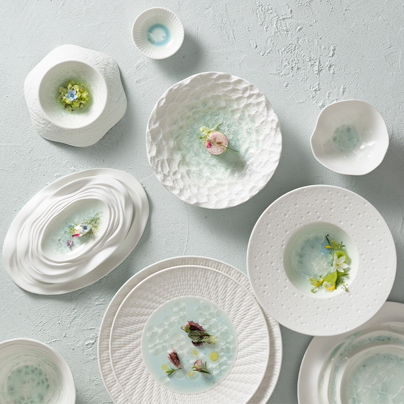 Frost Collection - 2026 Color Glazed Ceramic Dinnerware Set 8