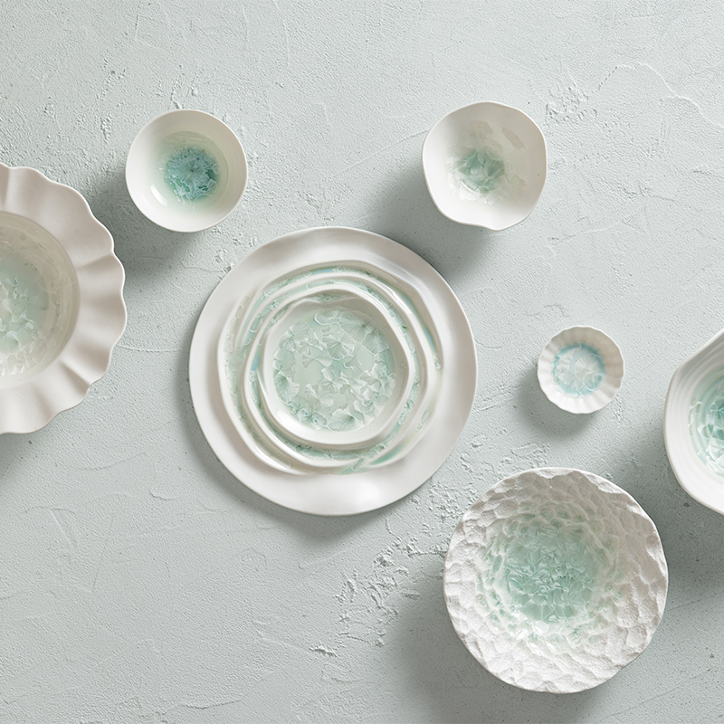 Frost Collection - 2026 Color Glazed Ceramic Dinnerware Set 10